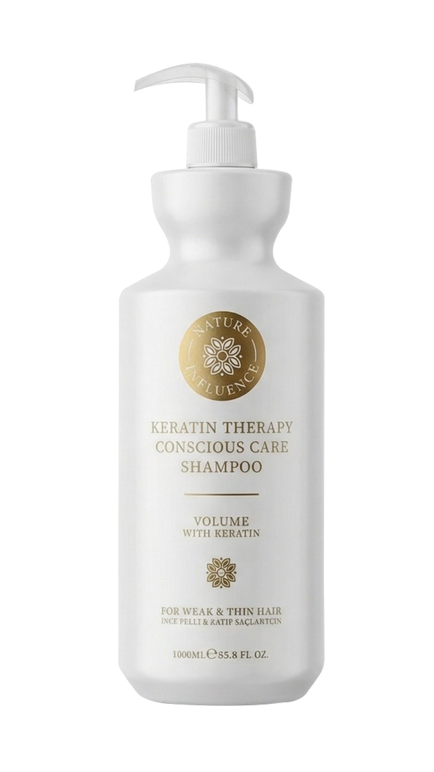KERATIN THERAPY CONSCIOUS CARE SHAMPOO VOLUME WITH KERATIN FOR WEAK & THIN HAIR 1000ML
