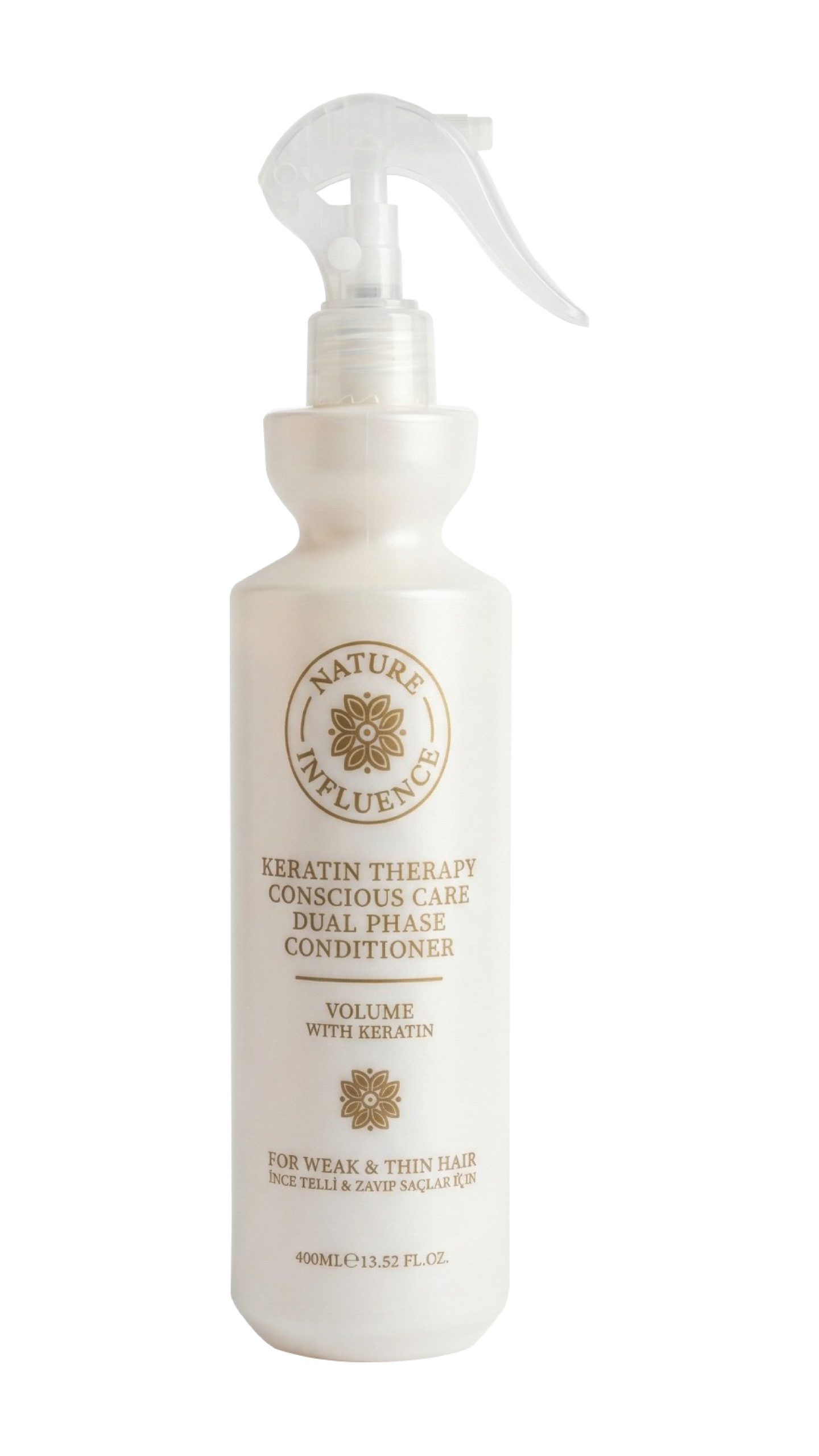 KERATIN THERAPY CONSCIOUS CARE DUAL PHASE CONDITIONER VOLUME WITH KERATIN FOR WEAK & THIN HAIR 400ML